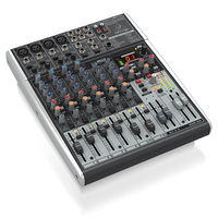 Console analogique Behringer Xenyx X1204 USB, 12 entrées avec processeur multi-effets 24 bits et système d'interface USB et audio, équipement musical