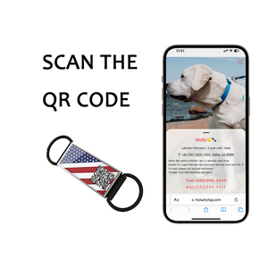 Glissière personnalisée sur étiquettes de chien silencieuses étiquettes d'identification de nom de chien en métal personnalisé scannez l'étiquette d'animal familier de <span class=keywords><strong>code</strong></span> QR avec le <span class=keywords><strong>code</strong></span> de qr - Product Image 5