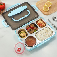 Conteneur alimentaire pour enfants Boîte à lunch en acier inoxydable Boîte à bento Nouveau design Conservation de la chaleur avec couverts