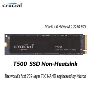 Crucial T500 Pro NVMe M.2 Solid State Drive PCIe 4.0 Interne Desktop SSD met Plastic Behuizing Nieuw Product - Product Image 3