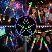 Palos de Espuma LED con Luz Brillante y Logotipo Personalizado a Precio de Fábrica, Multiusos para Conciertos, Decoración de Fiestas de Graduación