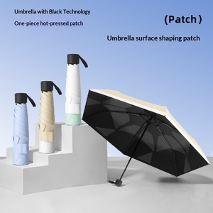 Three-fold Hand-opening Ultra-light Memory Patch Small Fresh Sunlight Rain Dual-use Sunshade <b>Umbrella</b> - Product Image 4