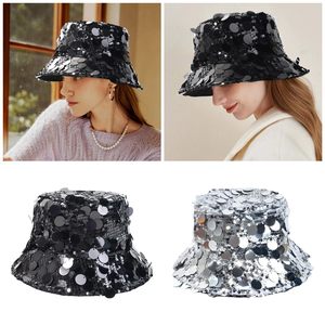 SOLPOP Chapeau Bob Pailleté Brillant pour Femme, Argenté Doré Scintillant, Chapeau Disco Métallique Étincelant pour Fête, Pub, Club, Rave, Casquette de Pêcheur - Product Image 6
