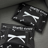Sac OPP en poly noir imprimé personnalisé pour vêtements, chaussures, usage postal pour l'emballage d'affranchissement de courrier et l'achat de courrier