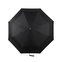 Parapluie de voyage de luxe entièrement automatique coupe-vent classique personnalisé de 27 pouces en tissu pongé 190T/210 avec tige en métal chromé pour la vente en gros