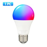 Ampoule LED sans fil 15W, contrôle vocal Alexa, gradation de tonalité, design graffiti, interrupteur en aluminium E27 B22