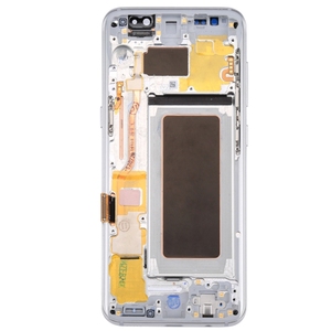 Superventas para Galaxy S8 / G950 / <span class=keywords><strong>G950F</strong></span> / G950FD / G950U Pantalla LCD original + Panel táctil original con marco de pantalla plateada - Product Image 3