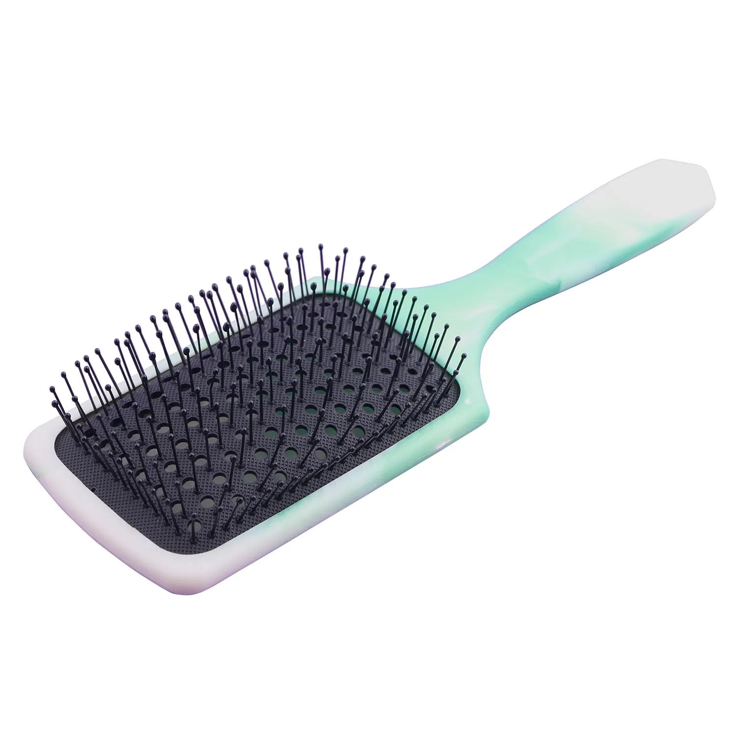 Customized Hot Sale Latest Plastic Cushion Detangling Paddle Hair Brush Comb Hair Styling Tools for Wet or Dry Hair