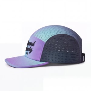 Custom Polyester Badge 5-Panel <b>Flat</b> Brim Adjustable Cap Waterproof Performance Fabric Outdoor Streetwear <b>Hat</b> for Men Women - Product Image 6