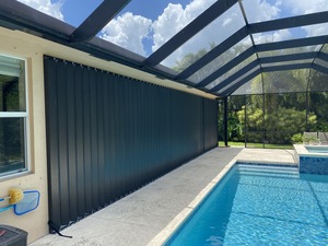 Obturateur d'ouragan en aluminium Stores <span class=keywords><strong>accordéon</strong></span> Volet roulant d'extérieur Volet robuste pour Typhoon - Product Image 6