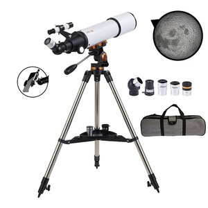Télescope portable F50080M haute puissance avec zoom haute définition rouge ; Modèle professionnel d'observation des étoiles, <span class=keywords><strong>cadeau</strong></span> pour étudiants et adultes - Product Image 4