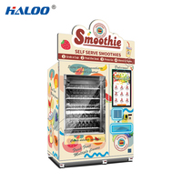 Hallo Vending Machine Leverancier Groenten en Fruit Smoothie Vending Machine en Vriesdrank Smoothie Sap Vending Machine