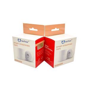 Ruban adhésif athlétique BesTreat modèle 005 100% coton, adhésif thermofusible pour le soutien musculaire, la stabilisation des articulations, la prévention des blessures sportives - Product Image 1