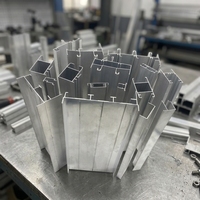 Profils d'extrusion en alliage d'aluminium série 6000 pour le marché libanais, pour cadres de fenêtres et de portes, avec services de pliage et de découpe