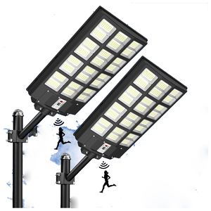 High Lumen Outdoor 3000W 2000W 1000W LED Wide Angle Lamp IP65 Waterproof Dust to Dawn <b>Remote</b> <b>Control</b> Solar Street <b>Light</b> - Product Image 1