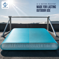 Bateau de sauvetage gonflable Jinlong 2400gsm-2800gsm, ignifuge, imperméable, résistant aux déchirures, anti-moisissure, revêtement PVC, largeur 8~30cm