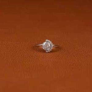 Custom 925 Sterling Silver Moissanite <b>Diamond</b> <b>Ring</b> Lab Grown <b>Diamond</b> Anniversary Jewelry - Product Image 6