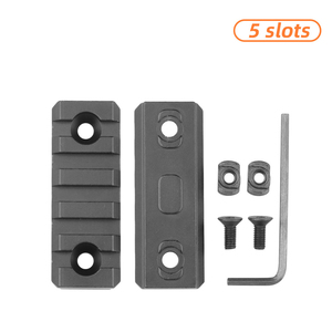 Adaptador de Instalación Compacto de Alto Rendimiento con 5 Ranuras, Ligero, de Aleación de Aluminio Mecanizado por CNC, Accesorio Táctico para Caza al Aire Libre - Product Image 1