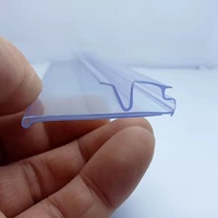 Porte-étiquette de prix en plastique co-extrudé souple et dur pour étagère de supermarché