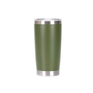 Tasse <span class=keywords><strong>d</strong></span>'<span class=keywords><strong>isolation</strong></span> de voiture en acier inoxydable, conception à double couche pour la <span class=keywords><strong>conduite</strong></span> en plein air. - Product Image 1
