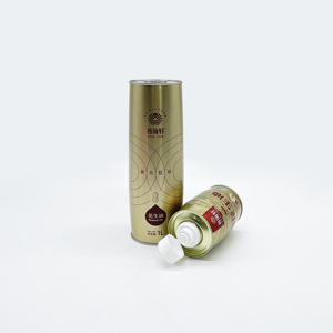 Lata Redonda de Hojalata de Grado Alimenticio de 1 Litro, Tamaño Personalizado, Vacía, para Nueces, Cacahuetes, Aceite de Oliva, Galletas, Dulces, Chocolates, Alimentos para Mascotas - Product Image 2