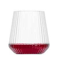 Gobelets à vin jetables en plastique, design créatif rayé, verres à whisky sans pied, pour vin rouge et champagne – Vente chaude directe usine