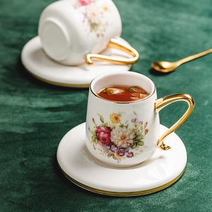 New Best-selling European Rose Pattern Phnom Penh Afternoon <b>Tea</b> Ceramic <b>Tea</b> <b>Set</b> with Tray - Product Image 2