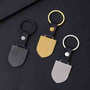 Blank Brushed Surface Metal Keychain for DIY Laser Logo UV Printing Photo Keyring Stainless Steel Bottle Opener <b>Key</b> Chain - Product Image 3