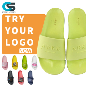Greatslides Custom Sandals With Logo,Women'S Casual Slippers,Slides for Ladies Summer 2024 <strong>Flip</strong> <strong>Flop</strong> Rubber Slippers - Product Image 1