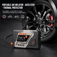 Démarreur de voiture 12V 10800mAh avec compresseur d'air et gonfleur de pneus, 1500A de crête, booster de batterie LiFePO4 pour moteurs essence 6.0L et diesel 5.0L