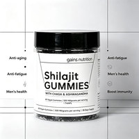 Compléments alimentaires à base de plantes Hilalayan avec Ashwagandha, 105 minéraux, gommes de Shilajit, soutien immunitaire, 3g OEM