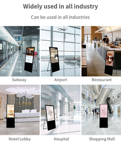 Pantalla LCD de <span class=keywords><strong>32</strong></span>, 43 y 49 Pulgadas, Reproductor de Publicidad Digital con Soporte de Pie para Interiores, para Promoción en Pasillos de Centros Comerciales - Product Image 5
