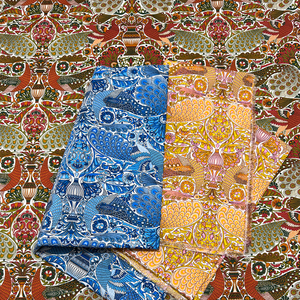 Oscar Nơi Lliberty Bãi Cỏ Tana 100% Chải Kỹ Thuật Số Vải In Tùy Chỉnh Bằng Đồng Hồ Cho Quần Áo - Product Image 3