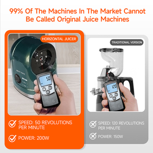 200W Multi-Functional Home Use Blender Cold Press Slicer and Slow Juicer for Citrus Fruits and <b>Vegetables</b> with Reverse Function - Product Image 3
