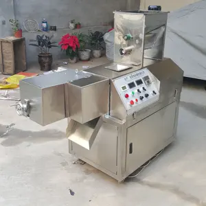 Edelstahl-lebensmittelqualität automatische mais-puffs snack-lebensmittel-extruder gepolstert reiss gepolsterte snacks-maschine