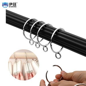Rustproof Stainless Steel <b>Curtain</b> Ring with Eyelet Smooth Sliding Drapery Ring <b>for</b> Hotel - Product Image 2