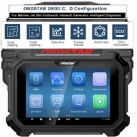 OBDSTAR MarineMaster C, Kit de Configuración D C+D para Diagnóstico Inteligente de Motores Marinos, Jet Ski, Motores Fuera de Borda, Motores Internos y Generadores D800 C+D