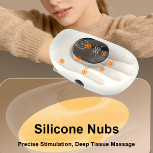Groothandel Intelligentie Draadloze Vier Modi Verwarmde Rek- en Drukmassage Handmassager voor Ontspanning van Links en Rechts Handen - Product Image 4