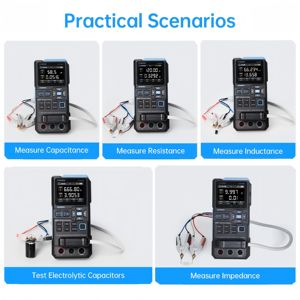 FNIRSI LC1020E Draagbare <span class=keywords><strong>LCR</strong></span>-<span class=keywords><strong>meter</strong></span> Hoge precisie digitale brug ESR-tester Capaciteit Inductantie Weerstand - Product Image 6