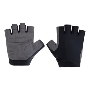 <b>Half</b>-Finger Cycling Gloves Black Breathable Shock Absorbing Non <b>Slip</b> Wear Resistant For Outdoor Sports - Product Image 2