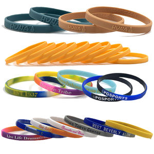 Hızlı teslimat spor kauçuk bileklik 6mm güç İnanç hıristiyan İncil Verse silikon kauçuk bileklikler ucuz kauçuk bileklik - Product Image 3