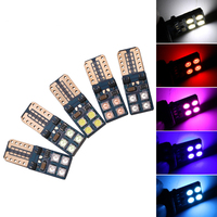 Yosovlamp Gelbe Bernsteinfarbene W5W T10 12V 5W Canbus Auto-LED-Lampen 6LED SMD für City Astra Accord