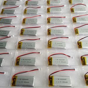 Venta caliente Precio más <span class=keywords><strong>barato</strong></span> Alta 400mAh 450mAh Li-ion Li Baterías 3,7 V Ion de litio 602040 batería de polímero - Product Image 6