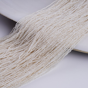 Perles d'eau douce naturelles en vrac de 50 cm, 1-1,2 mm, de Zhuji, pour la fabrication de bijoux faits main - Product Image 3