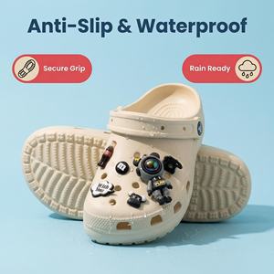 Zapatos de Plataforma Premium para Mujer, Suaves, Reciclables, con Diseño 3D de Astronauta, Decorados, Transpirables, Perforados e Impermeables para Interiores - Product Image 5