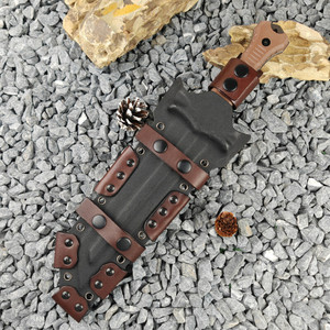 Cuchillo Táctico de Supervivencia y Caza Personalizable ML M17 DIY OEM con Mango G10 y Hoja Recta de Acero Inoxidable - Product Image 4