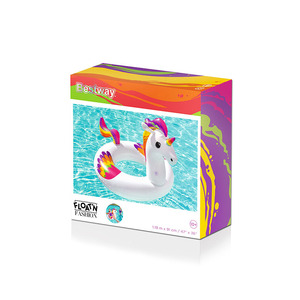 Bestway 36159 Unicorn Hồ bơi bơm hơi Float lớn màu Đồ chơi bơi vòng tốt nhất Ride-Ons cho hồ bơi giải trí - Product Image 4