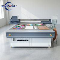Impresora UV de Cama Plana de Gran Formato YC2030L, Precio de Fábrica Industrial, Máquina de Impresión a Color para Placas Decorativas de Aluminio, Acero y Metal
