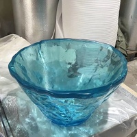 Table à thé époxy ronde en option, couleur unique, table à café en résine pure