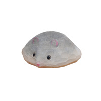Ornement rustique en bois pour hamster, en tilleul, fait main, idéal pour la décoration de petites pièces, bureaux et postes de travail, cadeaux adorables, vente en gros